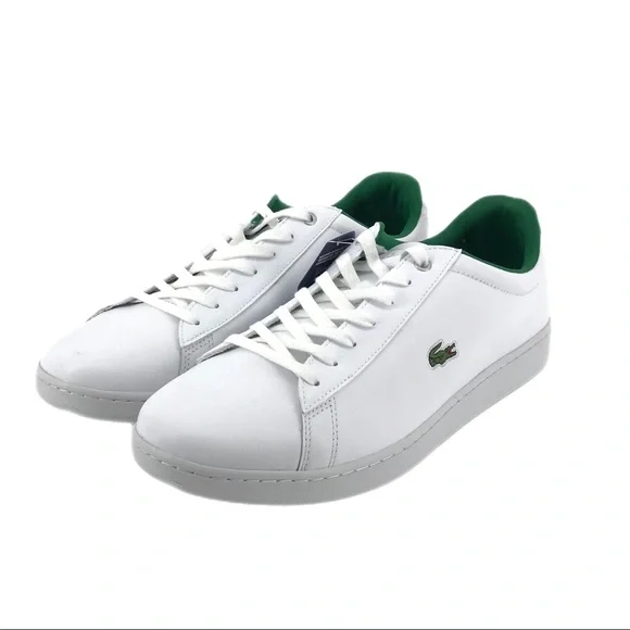 Lacoste | Shoes | Lacoste Mens Hydez White Green Leather  display picture 2
